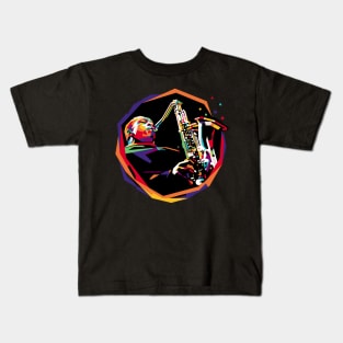 jazz wpap pop art Kids T-Shirt
